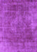 Machine Washable Oriental Purple Industrial Area Rugs, wshurb1843pur