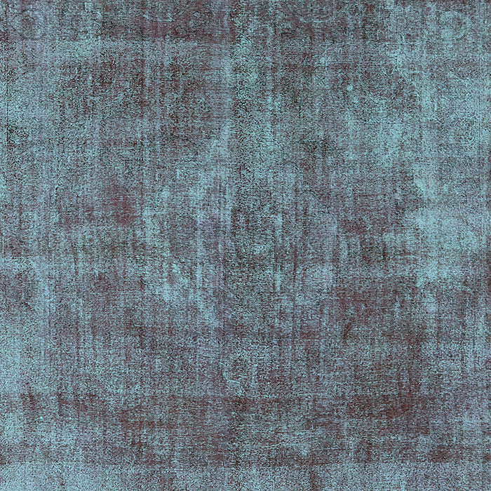 Oriental Turquoise Industrial Rug, urb1843turq