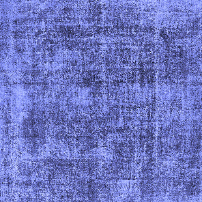 Square Machine Washable Oriental Blue Industrial Rug, wshurb1844blu