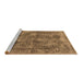 Sideview of Machine Washable Oriental Brown Industrial Rug, wshurb1844brn