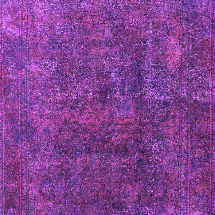 Machine Washable Oriental Purple Industrial Area Rugs, wshurb1845pur