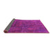 Sideview of Oriental Pink Industrial Rug, urb1845pnk