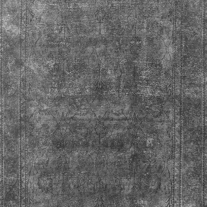 Machine Washable Oriental Gray Industrial Rug, wshurb1845gry