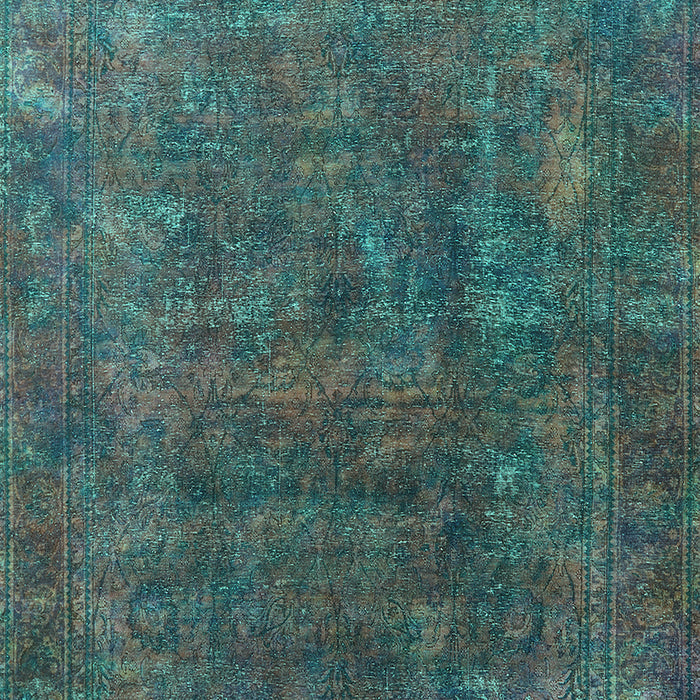 Oriental Turquoise Industrial Rug, urb1845turq