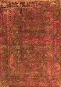 Oriental Orange Industrial Rug, urb1845org