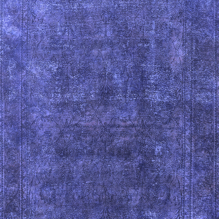 Oriental Blue Industrial Rug, urb1845blu
