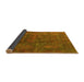 Sideview of Oriental Yellow Industrial Rug, urb1845yw