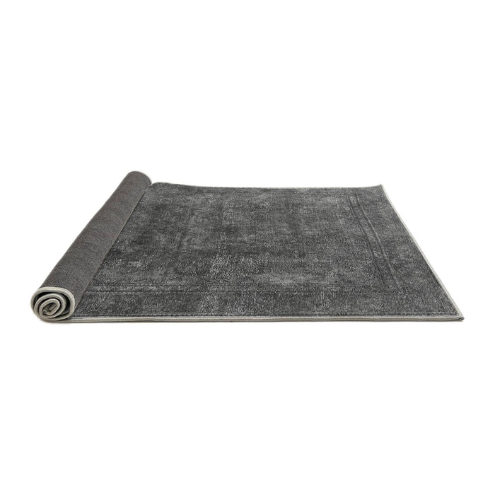Sideview of Oriental Gray Industrial Rug, urb1845gry