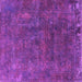 Square Oriental Purple Industrial Rug, urb1845pur