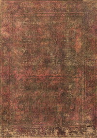 Oriental Brown Industrial Rug, urb1845brn