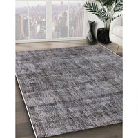 Mid-Century Modern Gray Oriental Rug, urb1846