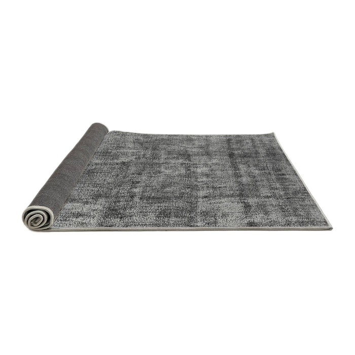 Sideview of Oriental Gray Industrial Rug, urb1846gry