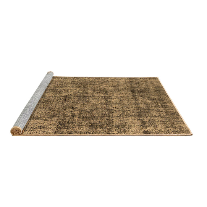 Sideview of Machine Washable Oriental Brown Industrial Rug, wshurb1846brn