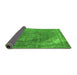 Sideview of Oriental Green Industrial Rug, urb1847grn