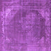 Square Oriental Purple Industrial Rug, urb1847pur