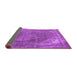 Sideview of Oriental Purple Industrial Rug, urb1847pur