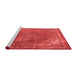 Industrial Red Washable Rugs