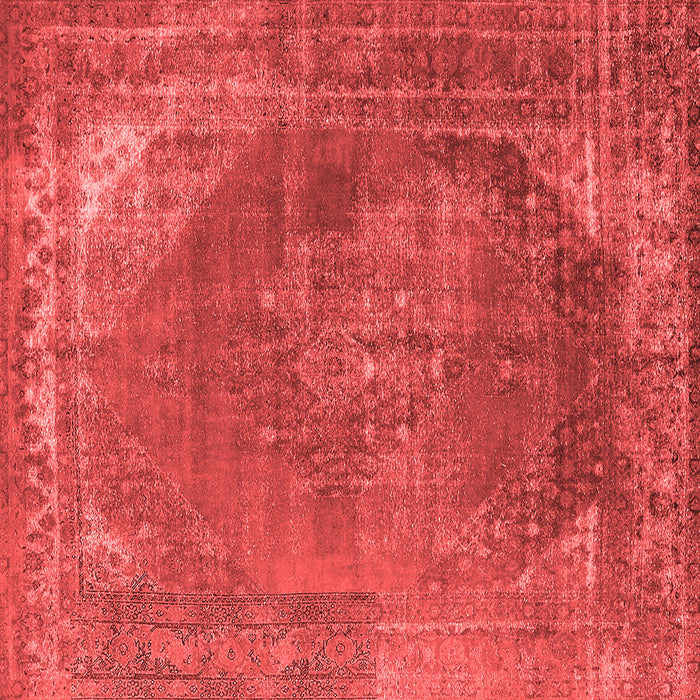 Machine Washable Oriental Red Industrial Rug, wshurb1847red
