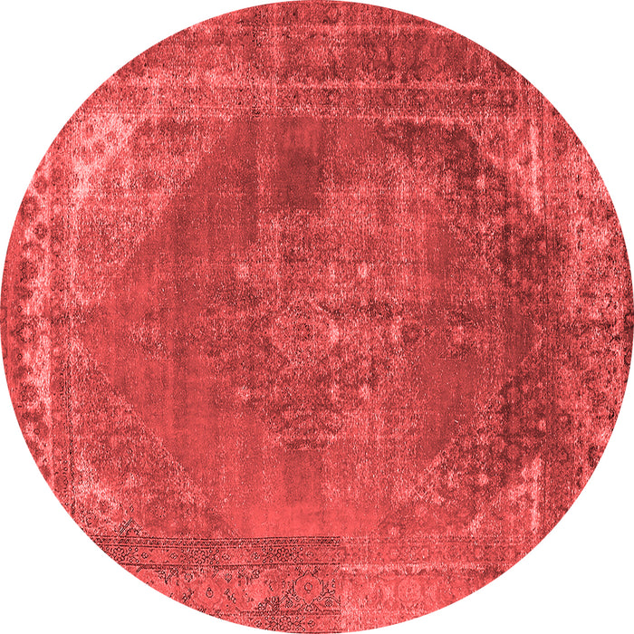 Machine Washable Oriental Red Industrial Rug, wshurb1847red