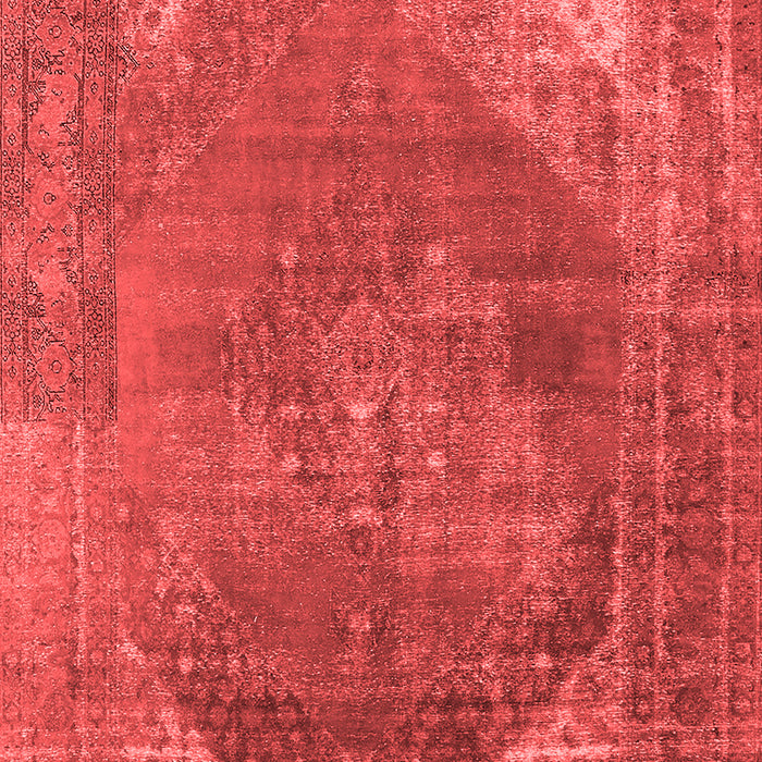 Machine Washable Oriental Red Industrial Rug, wshurb1847red