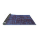 Sideview of Oriental Light Blue Industrial Rug, urb1848lblu