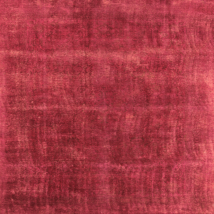 Square Machine Washable Oriental Orange Industrial Area Rugs, wshurb1848org