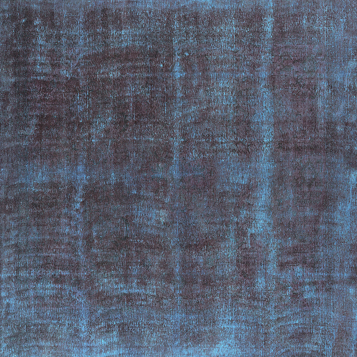 Square Machine Washable Oriental Turquoise Industrial Area Rugs, wshurb1848turq