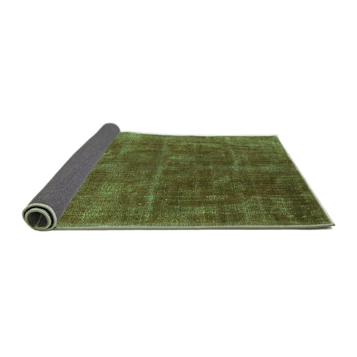 Sideview of Oriental Green Industrial Rug, urb1848grn