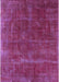 Machine Washable Industrial Modern Magenta Pink Rug, wshurb1848