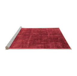 Sideview of Machine Washable Oriental Orange Industrial Area Rugs, wshurb1848org