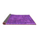 Sideview of Oriental Purple Industrial Rug, urb1849pur