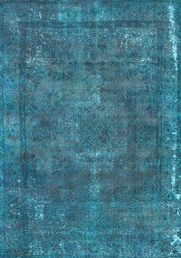 Oriental Light Blue Industrial Rug, urb1849lblu