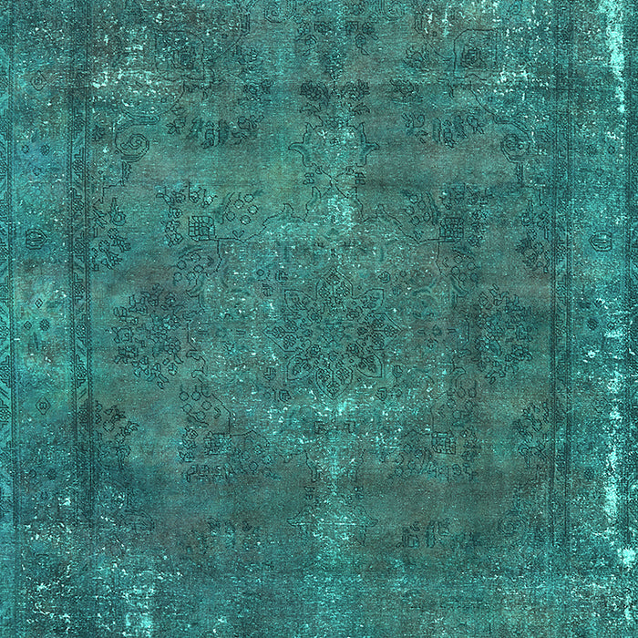 Oriental Turquoise Industrial Rug, urb1849turq