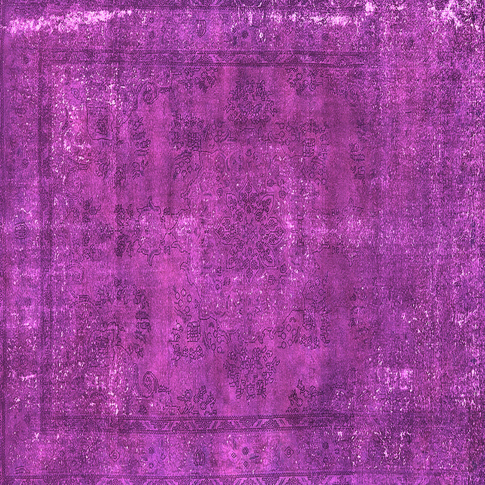 Square Oriental Pink Industrial Rug, urb1849pnk