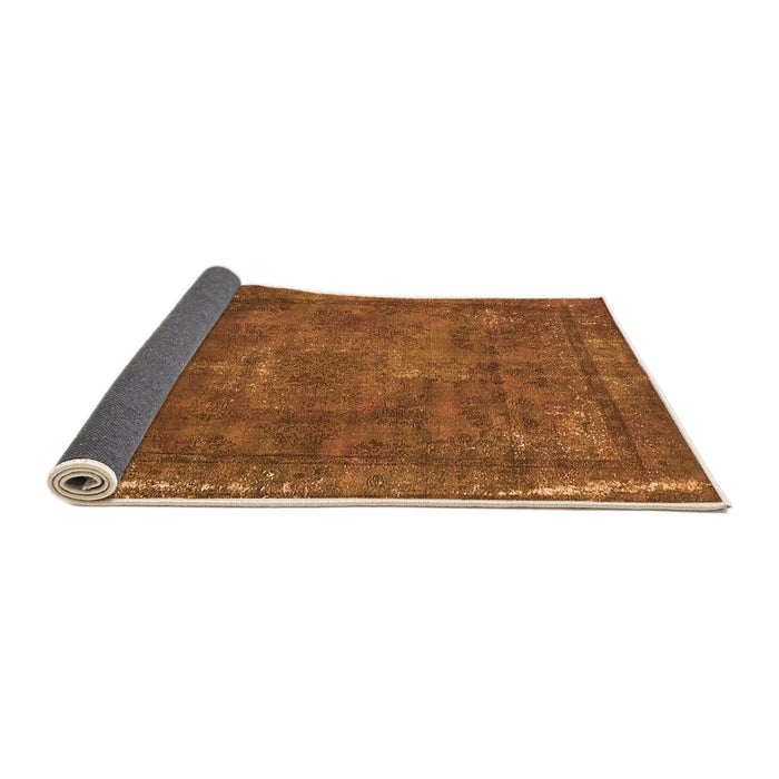 Sideview of Oriental Orange Industrial Rug, urb1849org