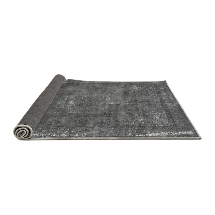 Sideview of Oriental Gray Industrial Rug, urb1849gry