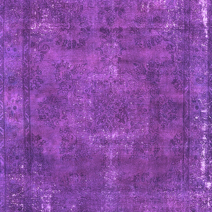 Machine Washable Oriental Purple Industrial Area Rugs, wshurb1849pur
