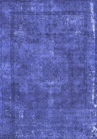 Oriental Blue Industrial Rug, urb1849blu