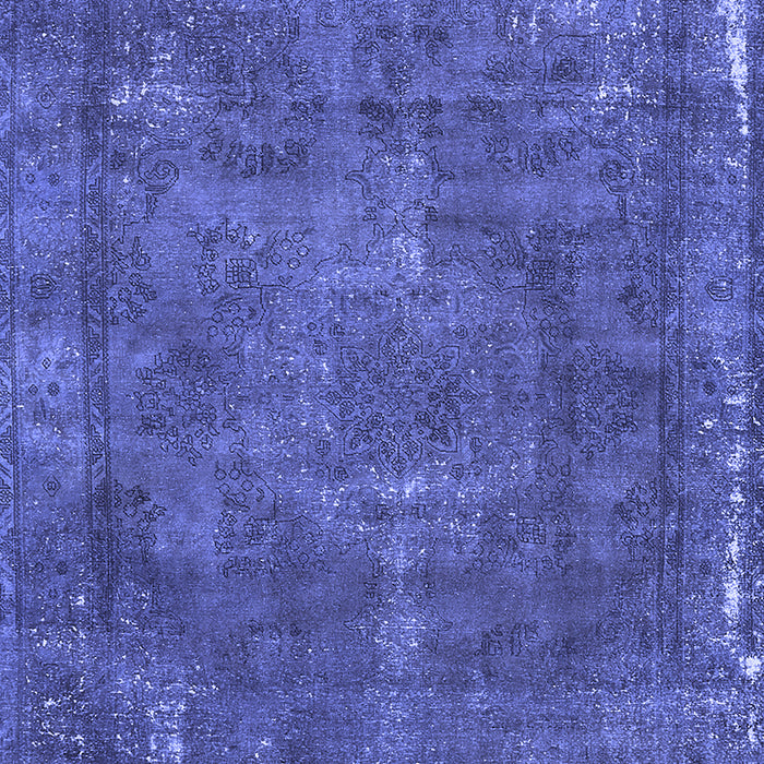 Oriental Blue Industrial Rug, urb1849blu