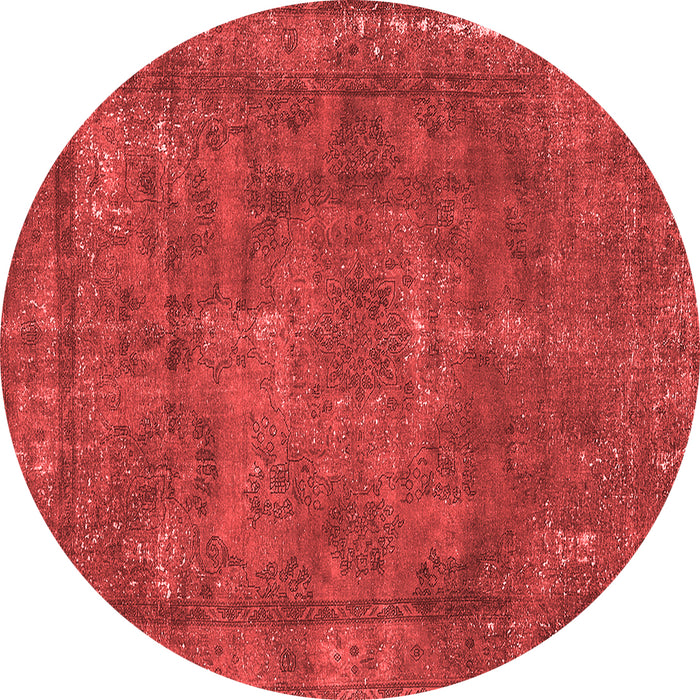 Machine Washable Oriental Red Industrial Rug, wshurb1849red