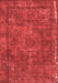 Oriental Red Industrial Area Rugs