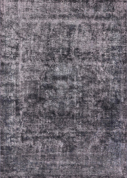 Mid-Century Modern Gray Oriental Rug, urb1850