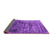 Sideview of Oriental Purple Industrial Rug, urb1850pur