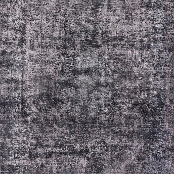 Machine Washable Industrial Modern Gray Rug, wshurb1850