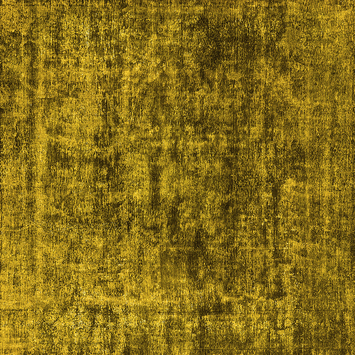 Square Oriental Yellow Industrial Rug, urb1850yw