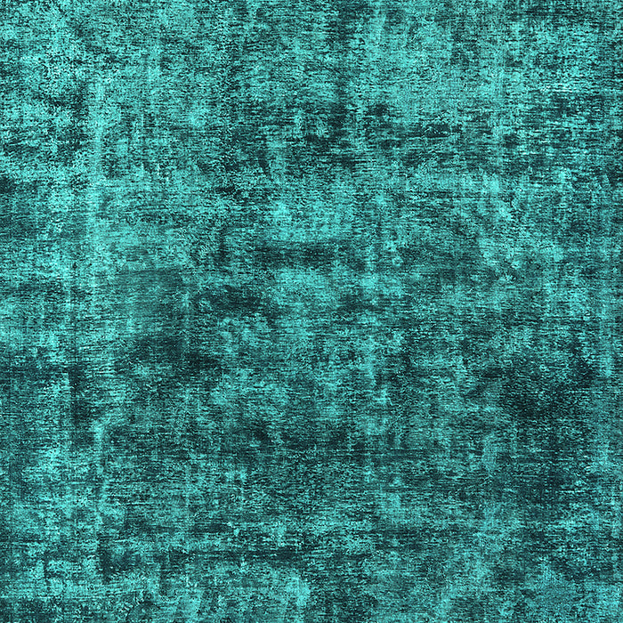Machine Washable Oriental Turquoise Industrial Area Rugs, wshurb1850turq