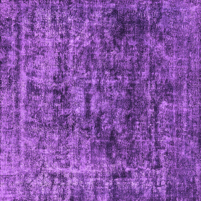 Square Machine Washable Oriental Purple Industrial Area Rugs, wshurb1850pur