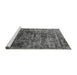 Sideview of Machine Washable Oriental Gray Industrial Rug, wshurb1850gry