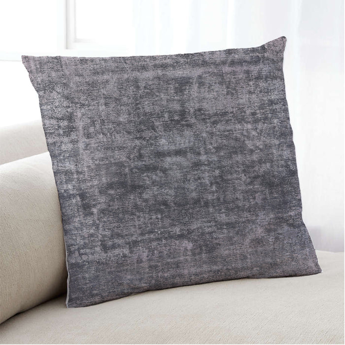 Lifestyle Image of Mid-Century Modern Urban Square Gray Throw Pillow, 18 inch by 18 inch, pwurb1850