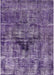 Machine Washable Industrial Modern Purple Rug, wshurb1851